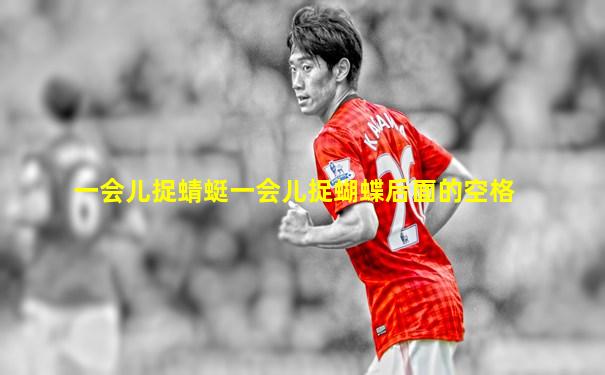 一会儿捉蜻蜓一会儿捉蝴蝶后面的空格