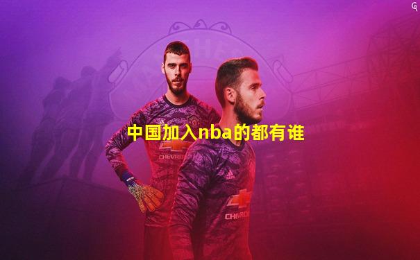 中国加入nba的都有谁