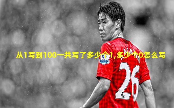 从1写到100一共写了多少个1,多少个0怎么写
