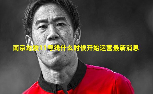 南京地铁11号线什么时候开始运营最新消息