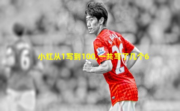 小红从1写到100,一共写了几个6