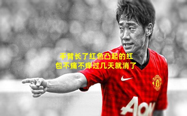 手臂长了红色凸起的红包不痛不痒过几天就消了