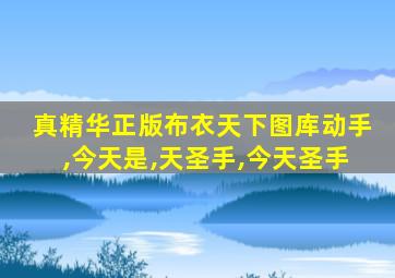 真精华正版布衣天下图库动手,今天是,天圣手,今天圣手