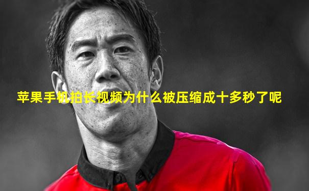 苹果手机拍长视频为什么被压缩成十多秒了呢