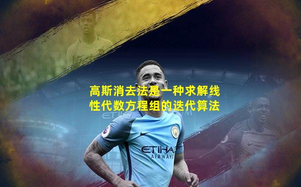 高斯消去法是一种求解线性代数方程组的迭代算法