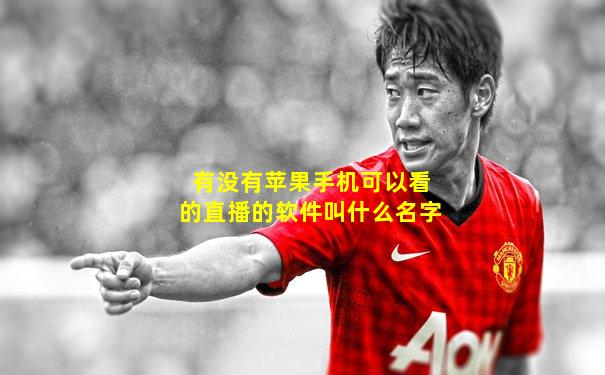 有没有苹果手机可以看的直播的软件叫什么名字